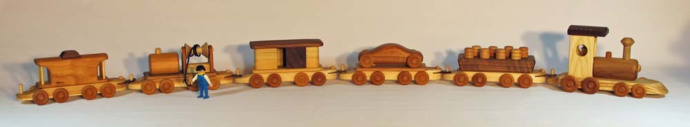 wooden train